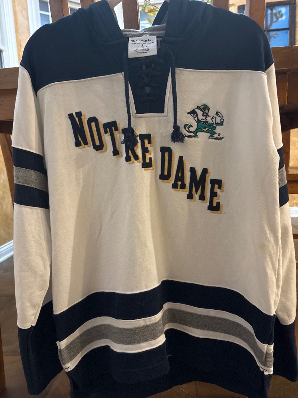 Notre Dame jersey style